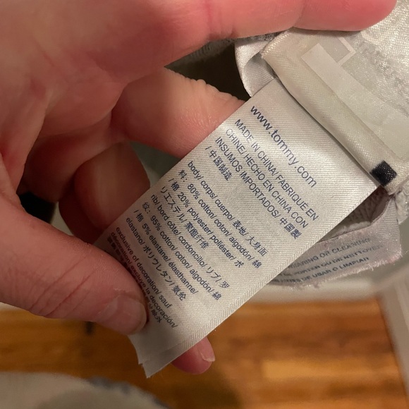 Tommy Hilfiger Embroidered Crew Neck Sweatshirt Gray Women’s Size Medium - Picture 5 of 9